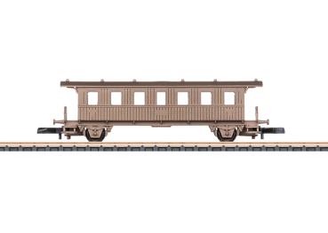 2-achsiger Plattformwagen in Echtbronze