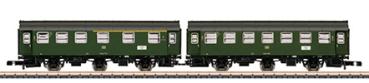 Umbauwagen-Paar 1./2. Klasse AB3yge 756 und 2. Klasse B3yge 761, DB, Ep.IV