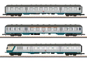 Personenwagen-Set "Karlsruher Kopf - Silberlinge", DB-AG, 3-tlg., Ep.V