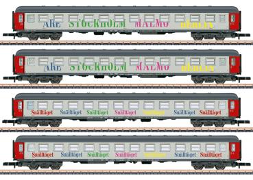 Personenwagen-Set "Snälltåget", 4-tlg., Ep.VI