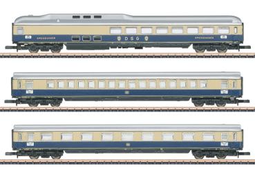 Schnellzugwagen-Set 1 "Rheingold", DB, 3-tlg., Ep.III