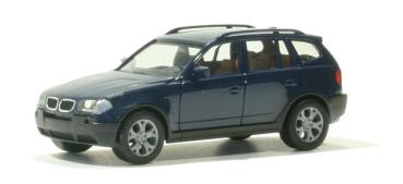 BMW X3, blau
