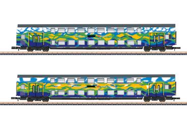 Doppelstockwagen-Set "Touristik 1", DB-AG, 2-tlg., Ep.VI