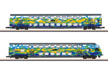 Doppelstockwagen-Set "Touristik 2", DB-AG, 2-tlg., Ep.VI