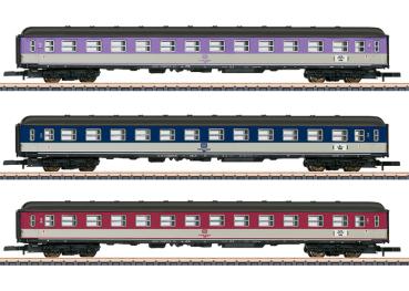 Schnellzugwagen-Set "Pop-Wagen", DB, 3-tlg., Ep.IV