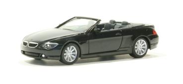 BMW 6er Cabrio, schwarz