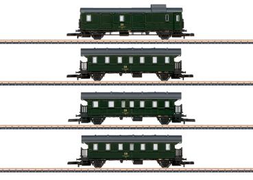 Personenwagen-Set, DR, 4-tlg., Ep.IV
