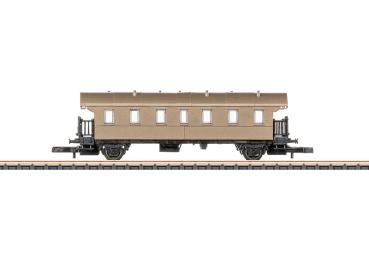 Preview: 2-achs Personenwagen mit Echtbronze-Aufbau
