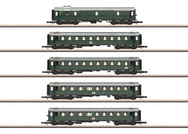Schnellzugwagen-Set, DB, 5-tlg., Ep.III