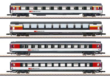 Personenwagen-Set, SBB/CFF/FFS, 4-tlg., Ep.VI