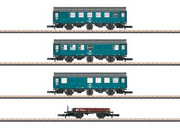 Wagenset "Bauzug", DB, 4-tlg., Ep.IV