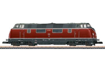 Diesellok BR 220, purpurrot/grau, DB, Ep.IV
