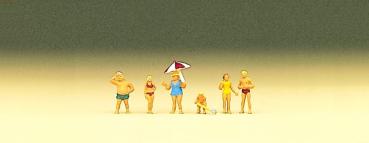 Familie Krause am Strand