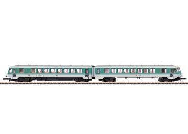 Dieseltriebwagen BR 628.2 mit Steuerwagen BR 928.2, DB, Ep.IV