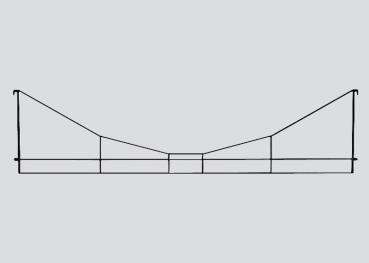 Querverbindung, 123 mm