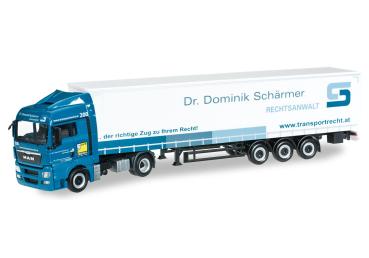 MAN TGX XLX Gardinenplanen-Sattelzug "Petschl / Schärmer"