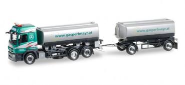 Mercedes-Benz Actros L Benzintank-Hängerzug "Gasperlmayr"
