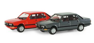 BMW 5er Limousine, rot