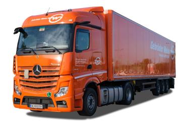 Mercedes Benz Actros´18 Bigspace Gardinenplanen-SZ "Gebrüder Weiss"