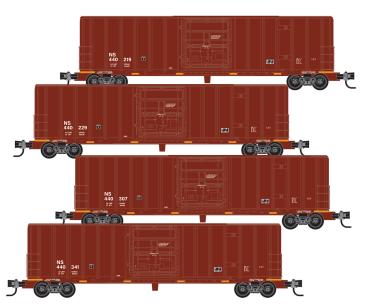 50´ Box Cars - Norfolk Southern