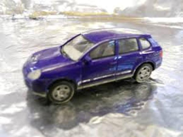 Porsche Cayenne S, blau