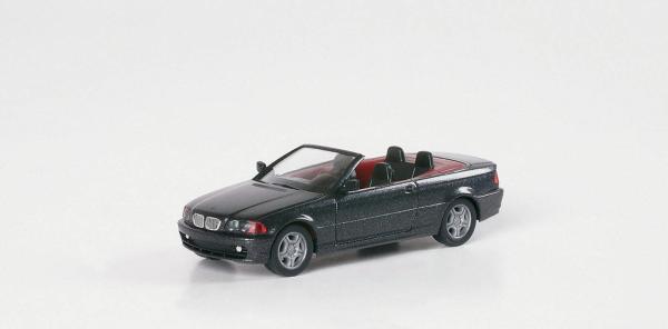 BMW 3er Cabrio, schwarz metallic