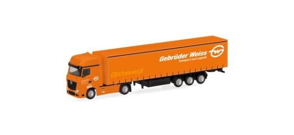 Mercedes-Benz Actros Gigaspace Gardinenplanen-Sattelzug "Gebrüder Weiss"