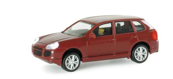 Porsche Cayenne Turbo, mit Beleuchtung und Fahrerfigur
