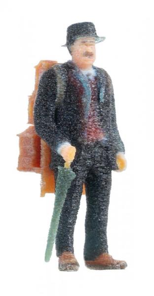 Jubiläumsmodell: Uhrenmacherhaus mit Figur