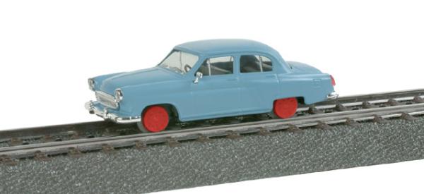 Wolga M 21 Schienenfahrzeug, blau