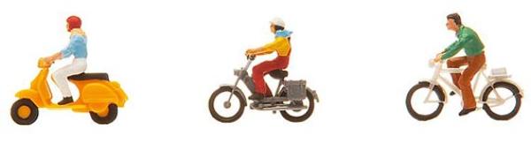 Fahrrad- und Mopedfahrer