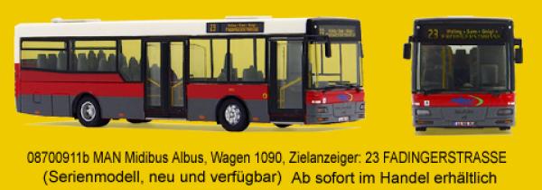 MAN Midibus NM 223 "ALBUS Salzburg" Wagen 1090, Linie 23