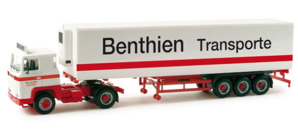 Scania 111 Kühlkoffer-Sattelzug "Benthien Transport"