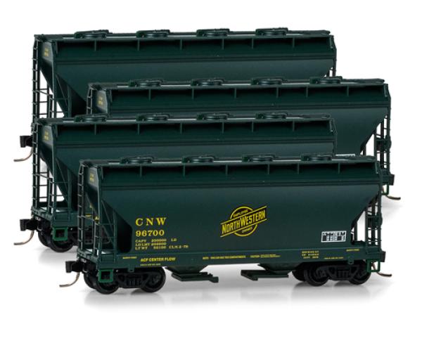 2 Bay Covered Hopper - Chicago & Northwester