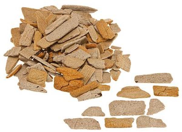 Naturstein Bruchsteine, ocker, 350g