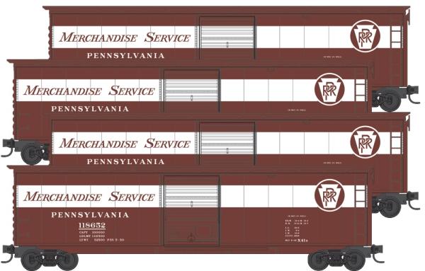 50´ Boxcars - Pennsylvania Railroad