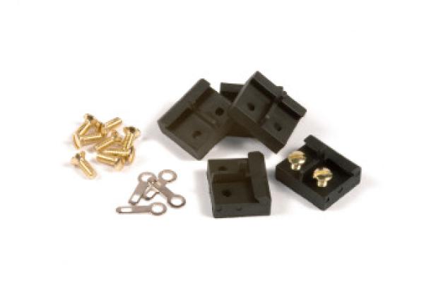 Isolier-Schienenverbinder, 19mm, GFK, 20 Stk.