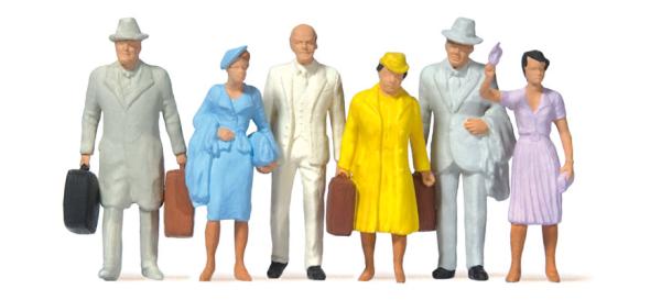 6 stehende Reisende, 1:43