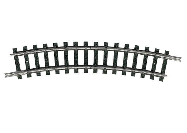 Trenngleis gebogen R1