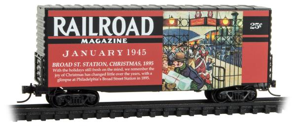 Years gone by Serie Car #11 - Railroad Magazine January 1945 "Broad St. Station"