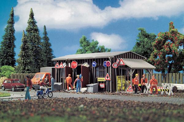 Straßenschilder-Depot