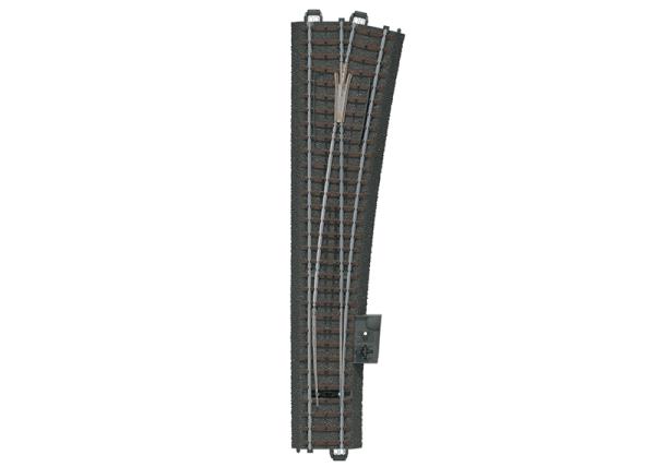 schlanke Weiche rechts, 236,1mm