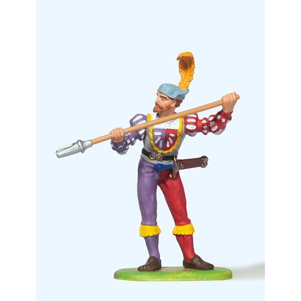 Stückknecht mit Pulverschaufel