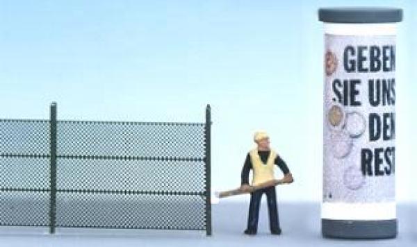 Bausatz: Maschendrahtzaun grün