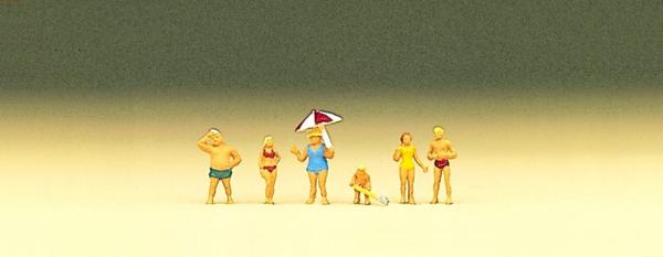 Familie Krause am Strand