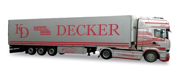 Scania R TL Kühlkoffer-Sattelzug "Decker"
