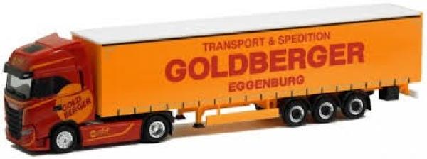 Iveco S-Way Gardinenplanen-Sattelzug "Goldberger"