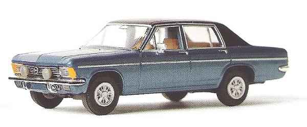 Opel Diplomat B, blaumetallic, Dach schwarz