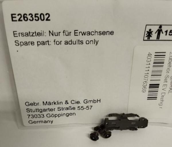 Drehgestellrahmen, Radsätze für Taurus